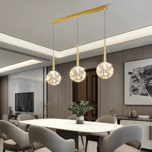 lustre nordique suspension éclairage intérieur décoration maison - vue 4 sur 10