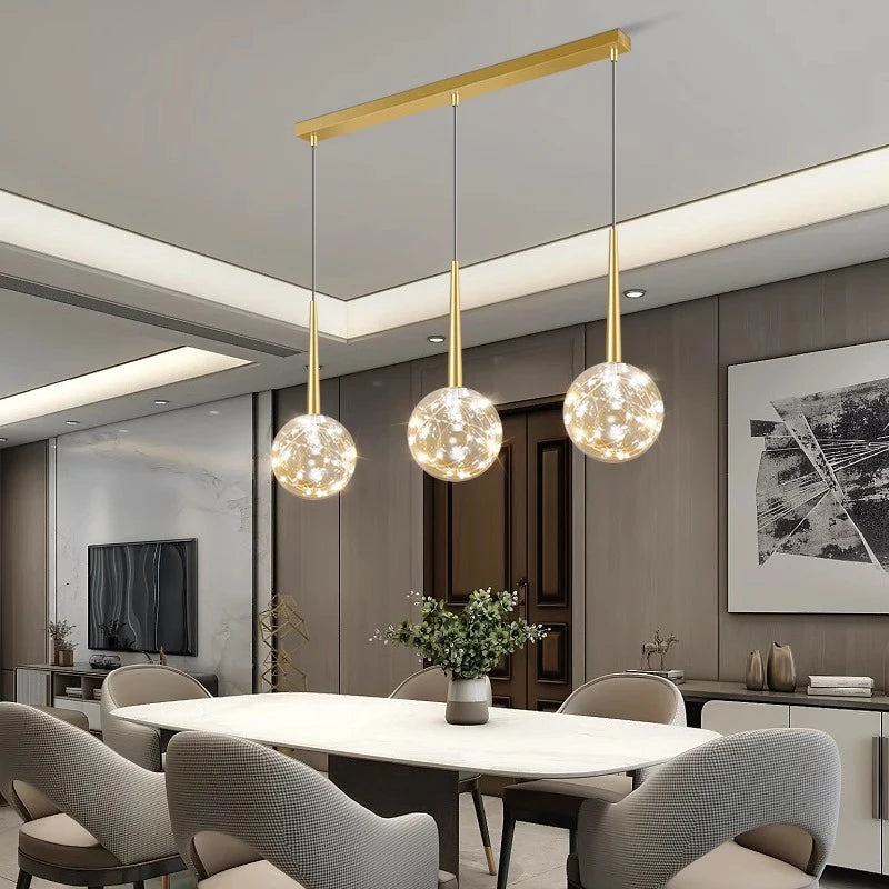 lustre nordique suspension éclairage intérieur décoration maison - vue 3 sur 10