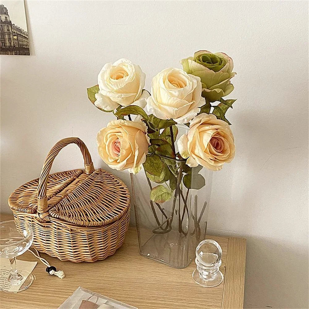 fleurs en tissu de soie pour décorations florales et bouquets - vue 6 sur 19
