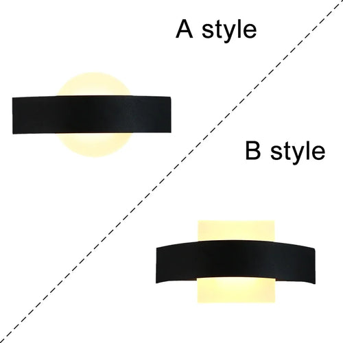 applique murale nordique led pour extérieur et intérieur - vue 2 sur 8