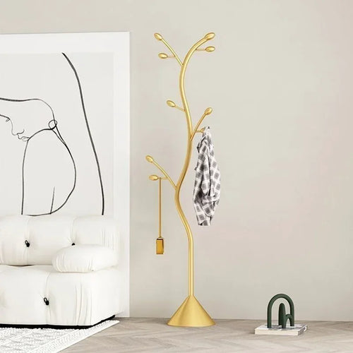 etagère moderne pour vêtements au style industriel élégant - vue 2 sur 10
