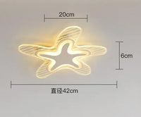 plafonnier étoile led pour décoration et éclairage intérieur
