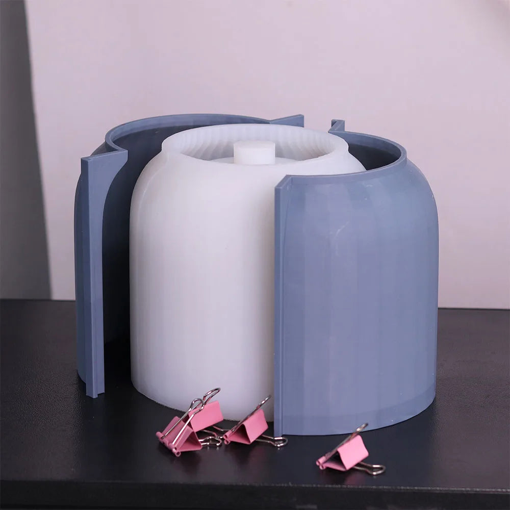 moule en silicone pour pot de fleurs créatif décoratif et pratique - vue 3 sur 13