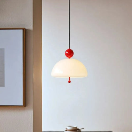 Suspension LED nordique en verre champignon - vue 4 sur 11