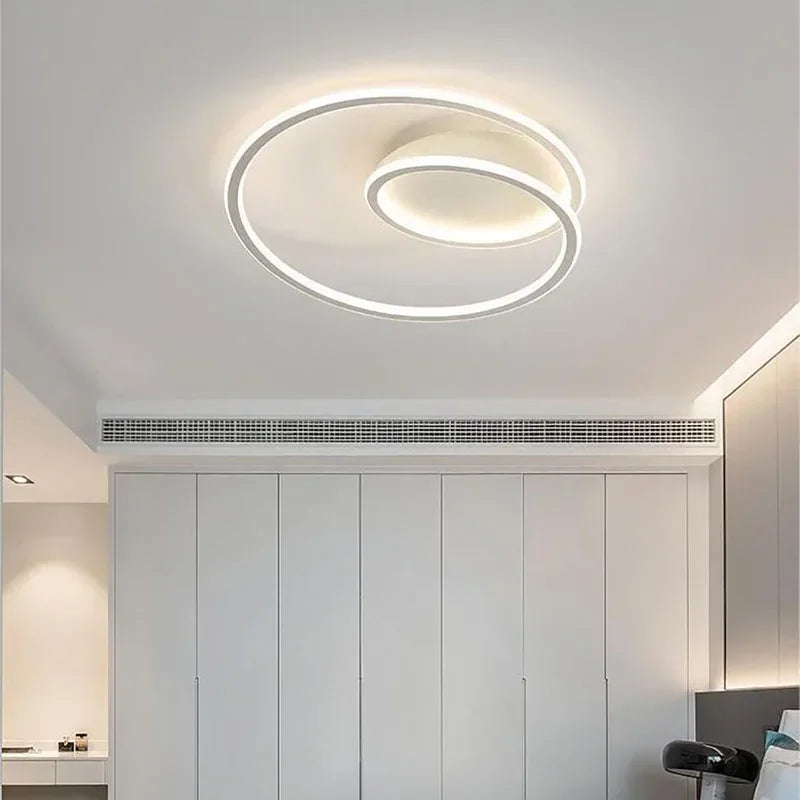 lustre led moderne simple pour décoration intérieure - vue 4 sur 20