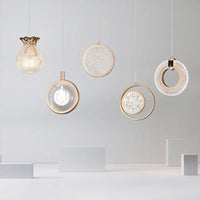 suspension led design pour intérieur de salon