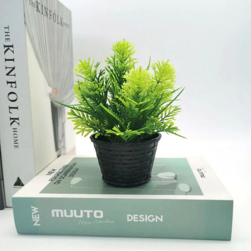 mini plante artificielle en pot pour décoration et événements festifs - vue 10 sur 11