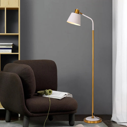 lampadaire nordique créatif avec interrupteur à pied décoratif - vue 4 sur 8
