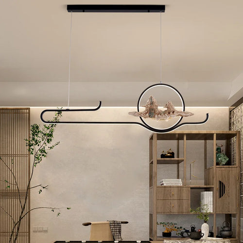 suspension de style chinois pour ambiance zen et moderne - vue 5 sur 14