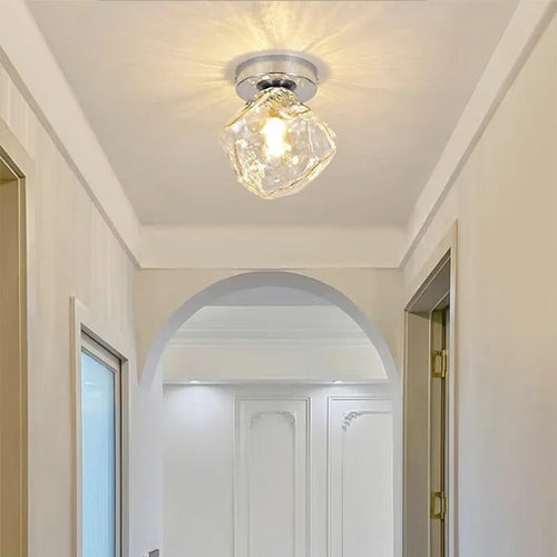 plafonnier moderne en verre pour décoration intérieure élégante - vue 6 sur 9
