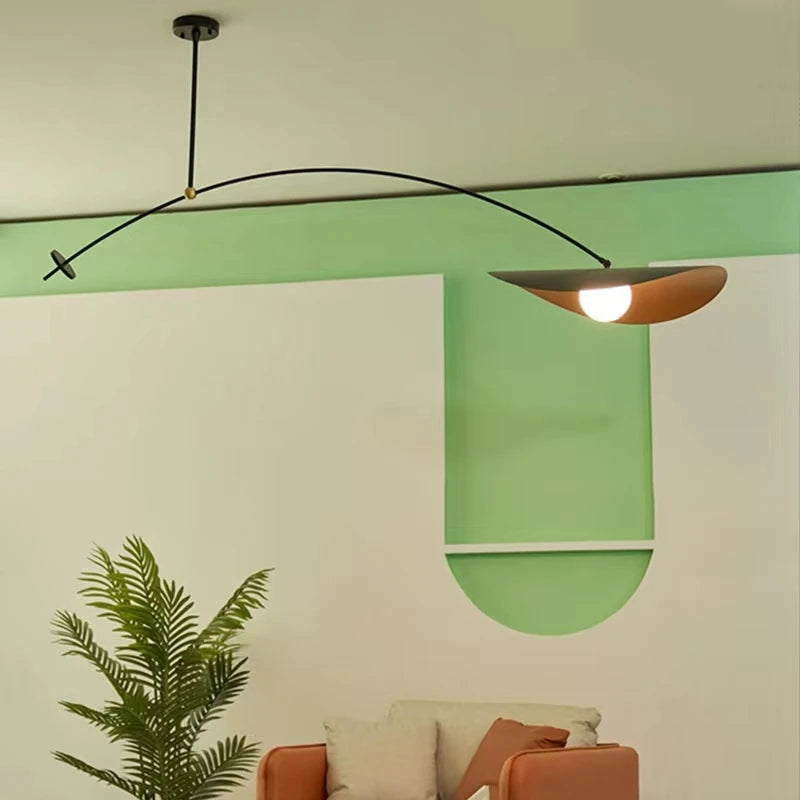 Lampadaire LED créatif et réglable au design nordique moderne - vue 4 sur 14