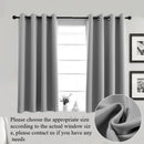 Rideau occultant moderne pour petite fenêtre chambre