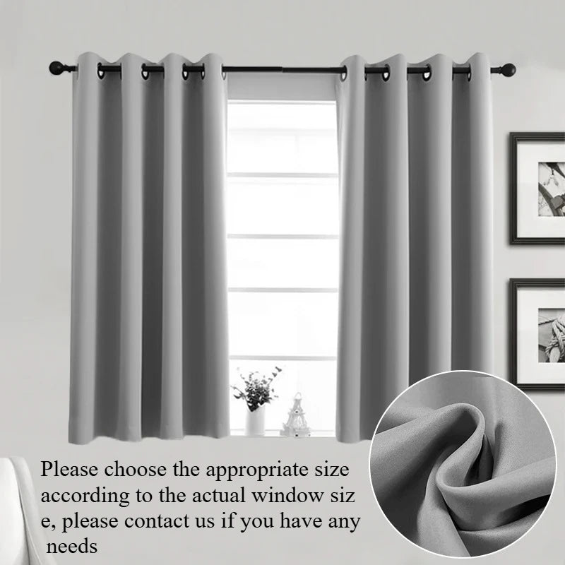 Rideau occultant moderne pour petite fenêtre chambre