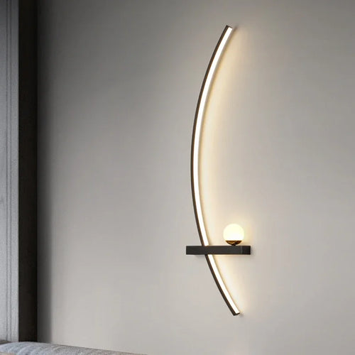 Applique murale LED nordique à rayures - vue 6 sur 18