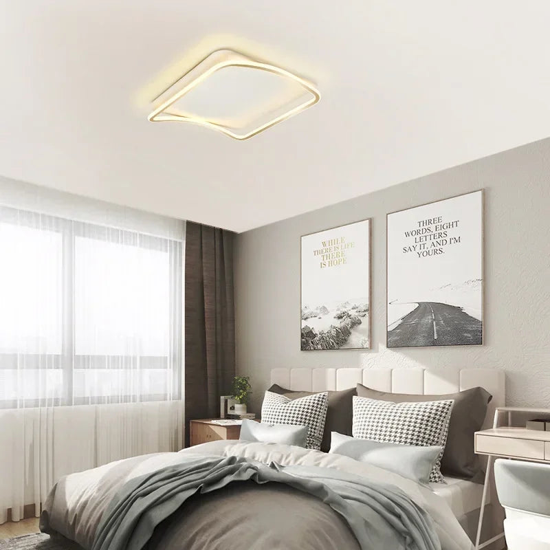 plafonnier led moderne pour décoration intérieure élégante et simple - vue 6 sur 12