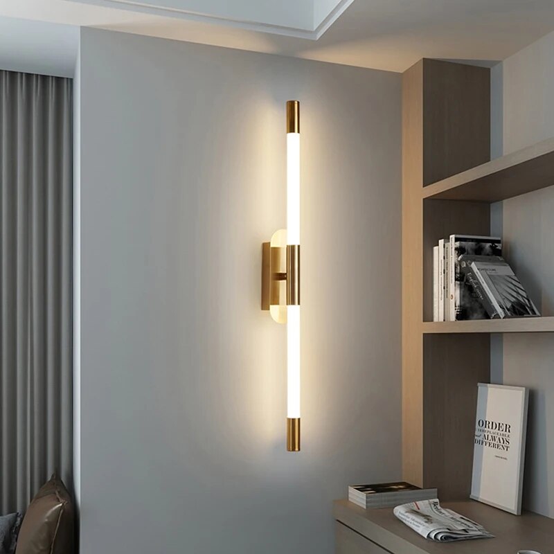 Applique murale LED longue ligne au design nordique moderne - vue 5 sur 8