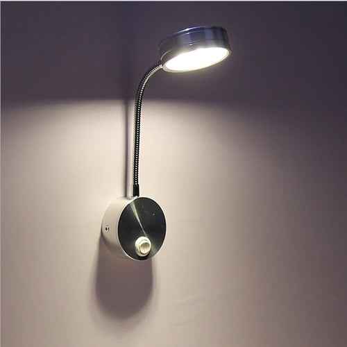 applique murale moderne à led avec bras flexible et interrupteur - vue 2 sur 6