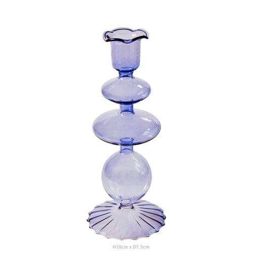 bougeoirs décoratifs en verre pour mariage et décoration intérieure - vue 29 sur 32