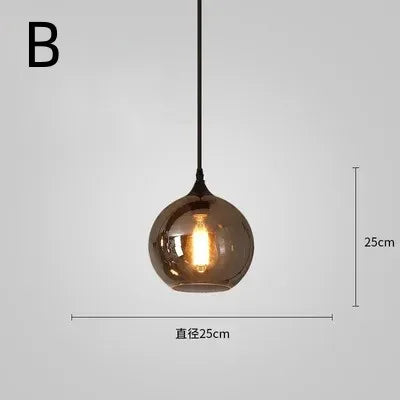suspension à led en verre design pour décoration intérieure moderne - vue 8 sur 15