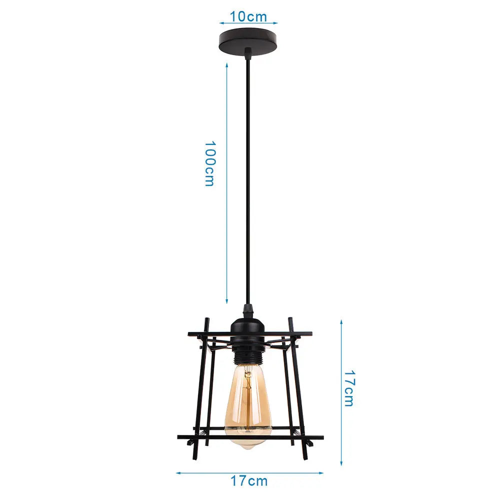 suspension rétro industrielle style loft vintage pour intérieur - vue 18 sur 30