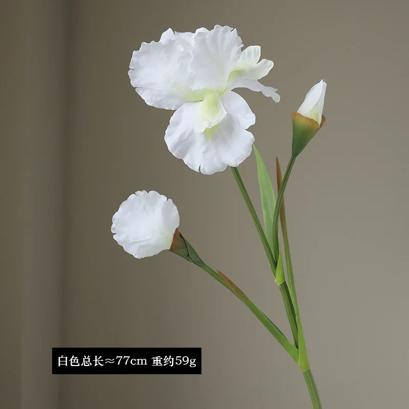 fleurs d'iris artificielles réalistes pour décoration et arrangements floraux