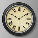horloge murale rétro nordique silencieuse pour intérieur élégant