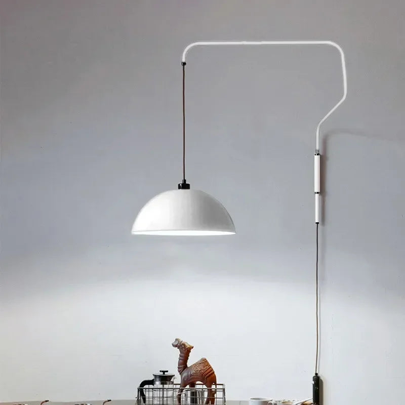 applique murale rotative design en fer luxe rétractable - vue 6 sur 8