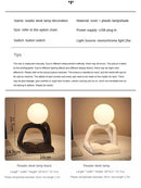 Bedroom, Bedside LED Desk Lamp Home Decoration Living Room Study Desk Small Night Light Indoor Lighting Birthday Gift Lamps