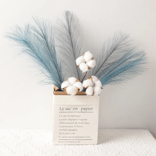 lot de pampas artificielles pour décoration mariage fête - vue 4 sur 18