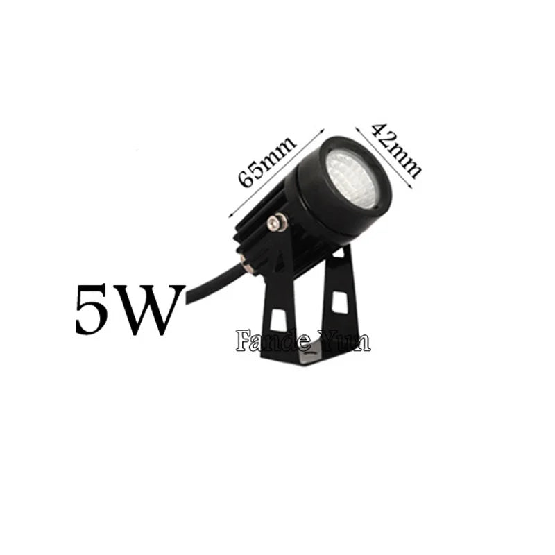 éclairage de jardin led étanche lampe de pelouse extérieure - vue 11 sur 14