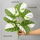 plante artificielle tortue tropicale avec feuilles décoratives pour intérieur