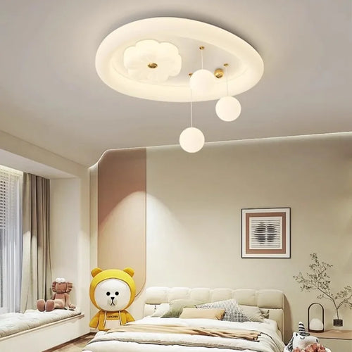plafonnier romantique et moderne pour chambre d'enfant - vue 4 sur 7