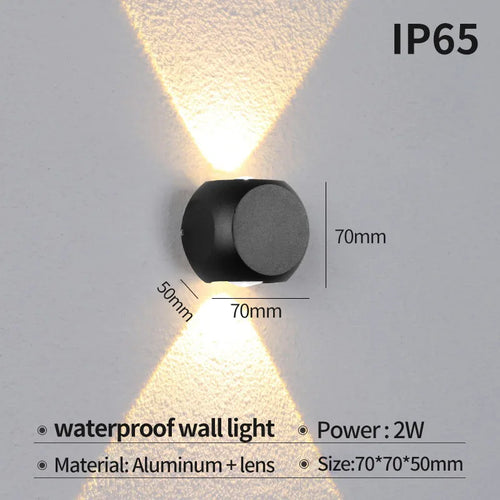 applique murale led moderne pour intérieur et extérieur - vue 11 sur 12
