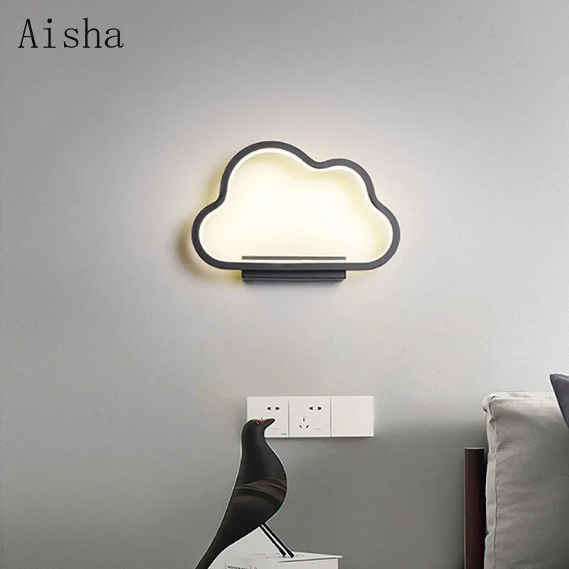 applique murale nuage led pour décoration enfant - vue 3 sur 12