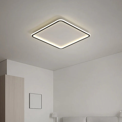 plafonnier à panneau carré ultra mince design moderne pour intérieur - vue 5 sur 6