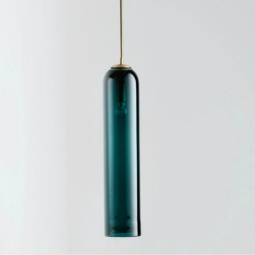 Suspension LED moderne en verre gris - vue 11 sur 12
