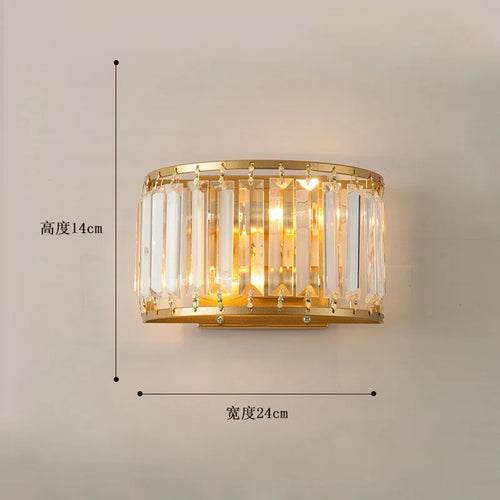 applique murale en cristal pour décoration moderne et artistique - vue 4 sur 8