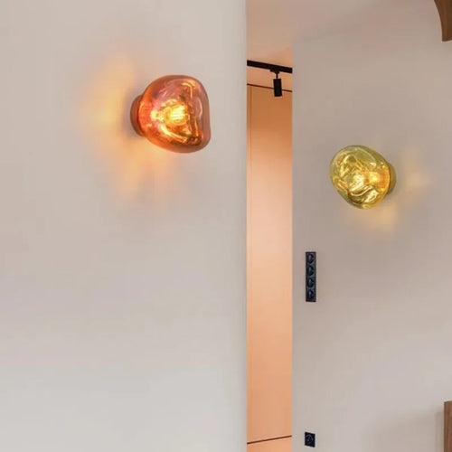 applique murale led en verre au design moderne décoratives - vue 5 sur 18