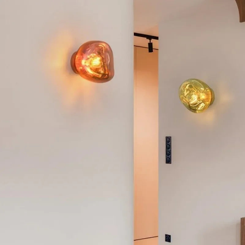 applique murale led en verre au design moderne décoratives - vue 4 sur 18
