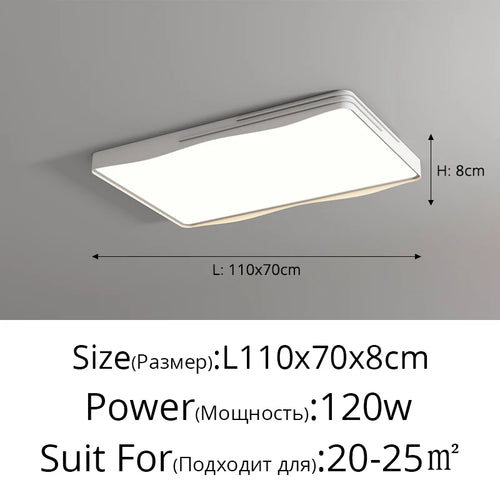 plafonniers led modernes pour éclairage intérieur élégant - vue 14 sur 14