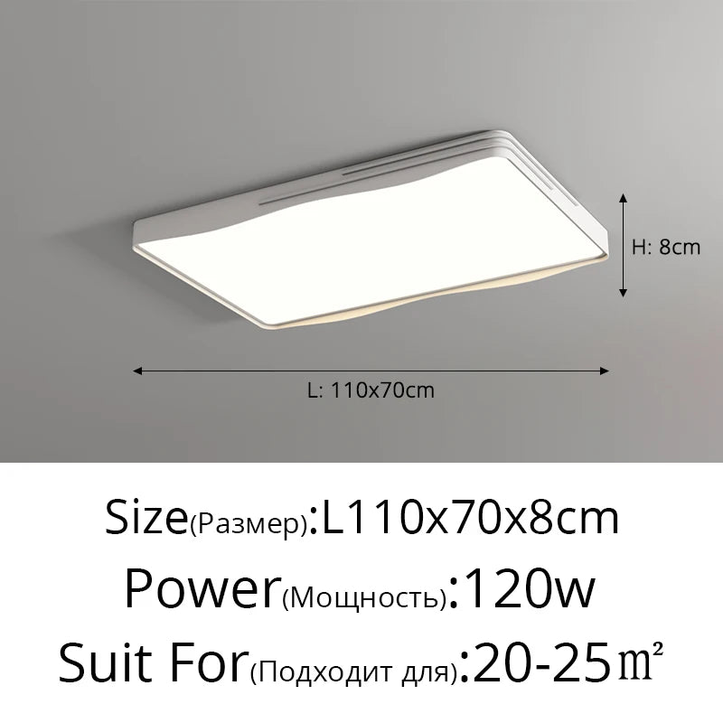 plafonniers led modernes pour éclairage intérieur élégant - vue 14 sur 14