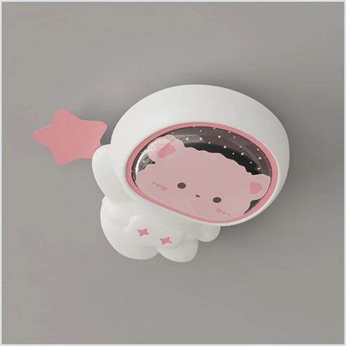 plafonnier mignon pour chambre d'enfant thème astronaute et princesse - vue 7 sur 8