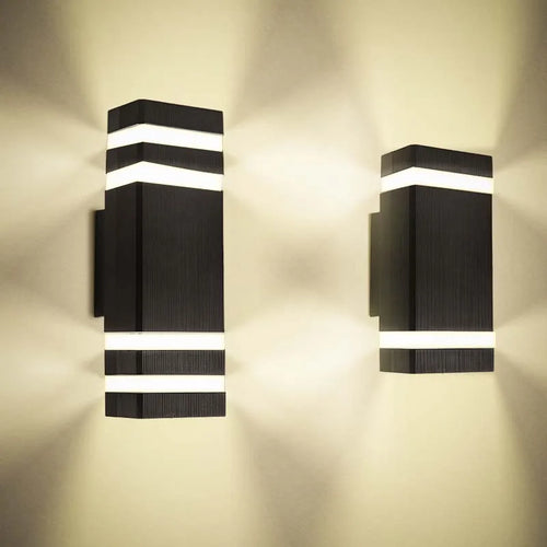 Décor applique murale LED lampes extérieures applique étanche externe escaliers éclairage chambre salon luminaire maison lampe décorative mur - vue 2 sur 13