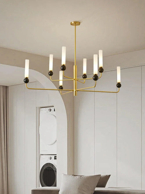 lustre moderne à LED pour décoration intérieure élégante et simple - vue 2 sur 10