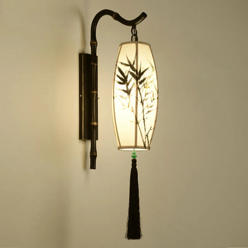 applique murale led style chinoiserie pour hôtel et salon de thé - vue 2 sur 9