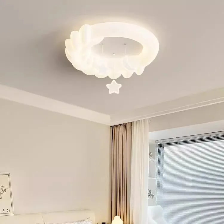 plafonnier nuages à bulles lampe douce pour enfants - vue 3 sur 8