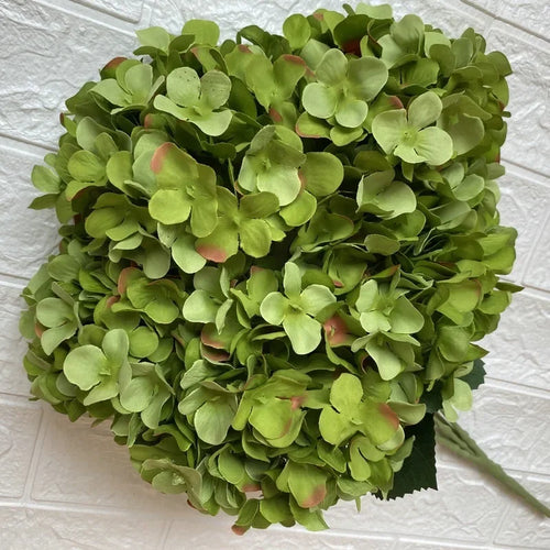 bouquet d'hortensias en soie pour décoration intérieure élégante - vue 8 sur 11