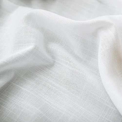 Voilage tulle imitation lin sur mesure grande hauteur - vue 10 sur 10