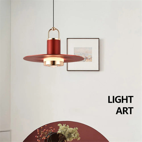 suspension moderne en métal pour éclairage intérieur élégant - vue 3 sur 9