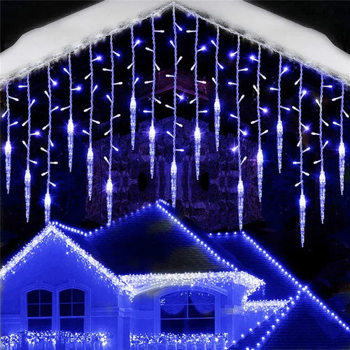 guirlande lumineuse à led pour décorations de noël 2024 - vue 3 sur 12